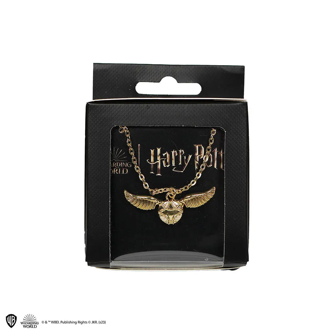 Harry Potter Golden snitch necklace - Olleke Wizarding Shop Amsterdam