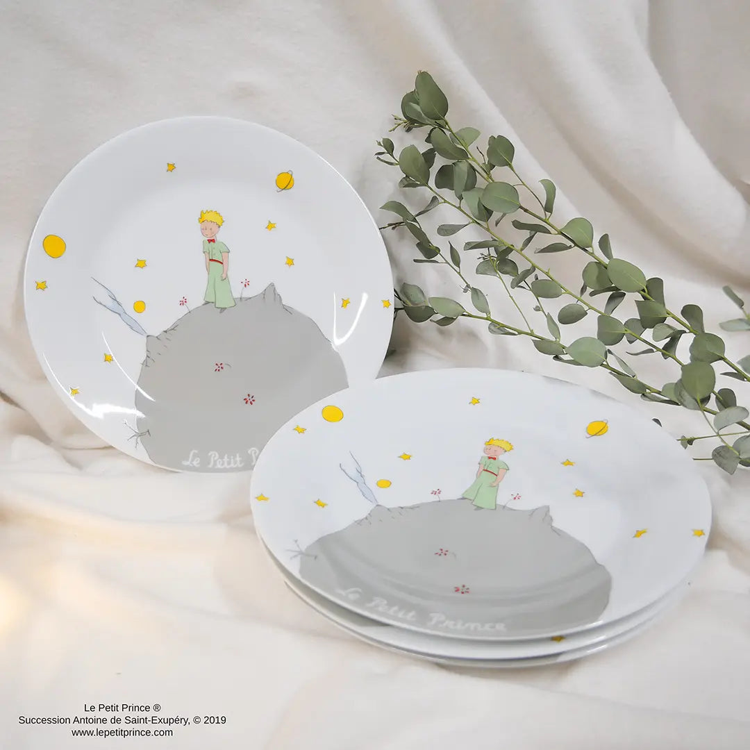 The Little Prince set of 4 Plates Stargazing - Olleke Wizarding Shop Amsterdam