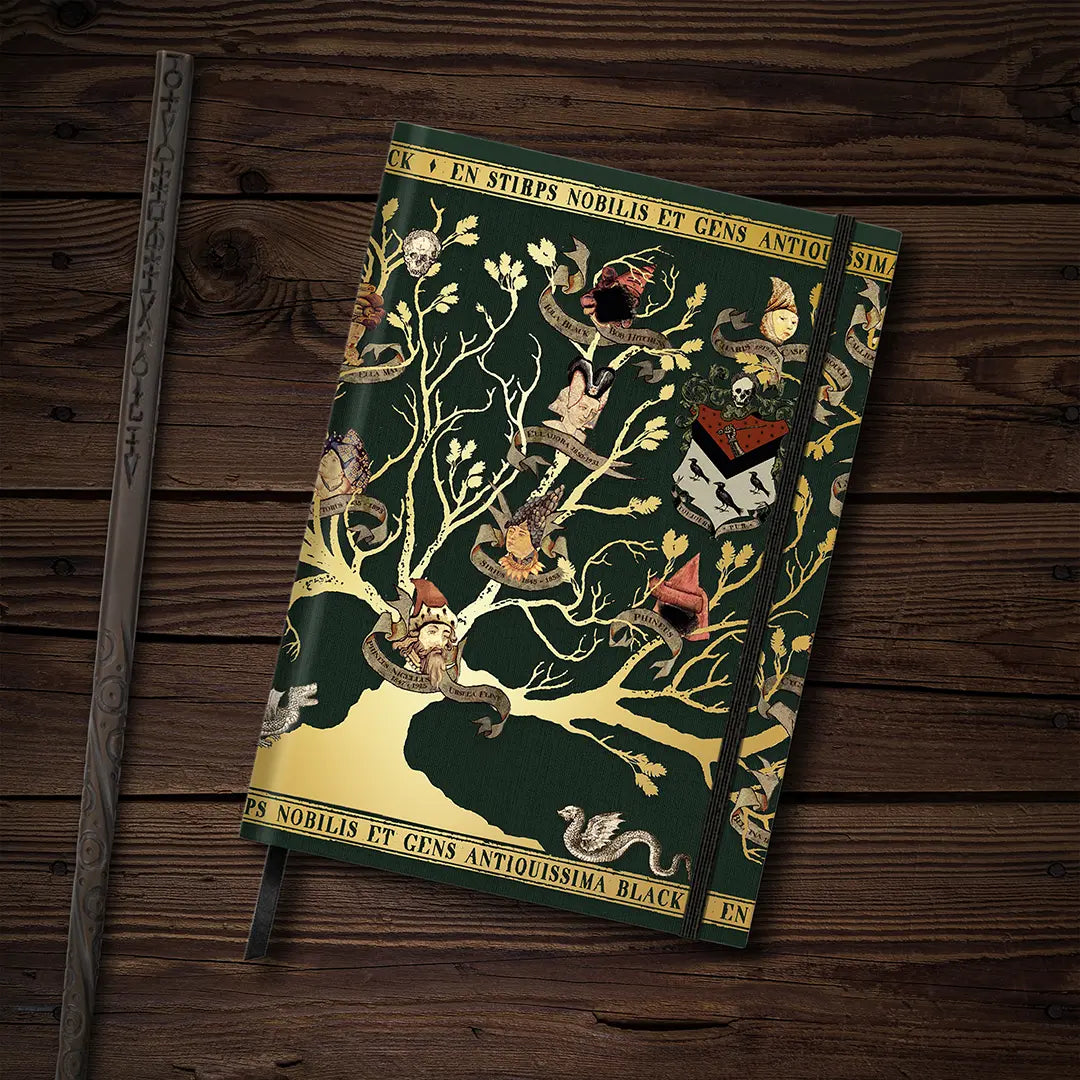 Harry Potter Hard cover notebook Black Family