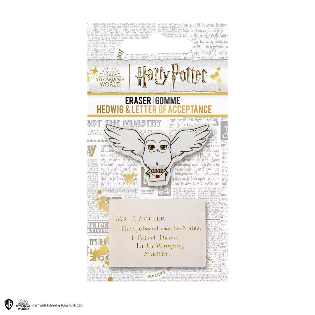 Hedwige et lettre Lot de 2 gommes