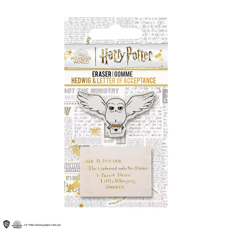Hedwig and letter Set of 2 erasers
