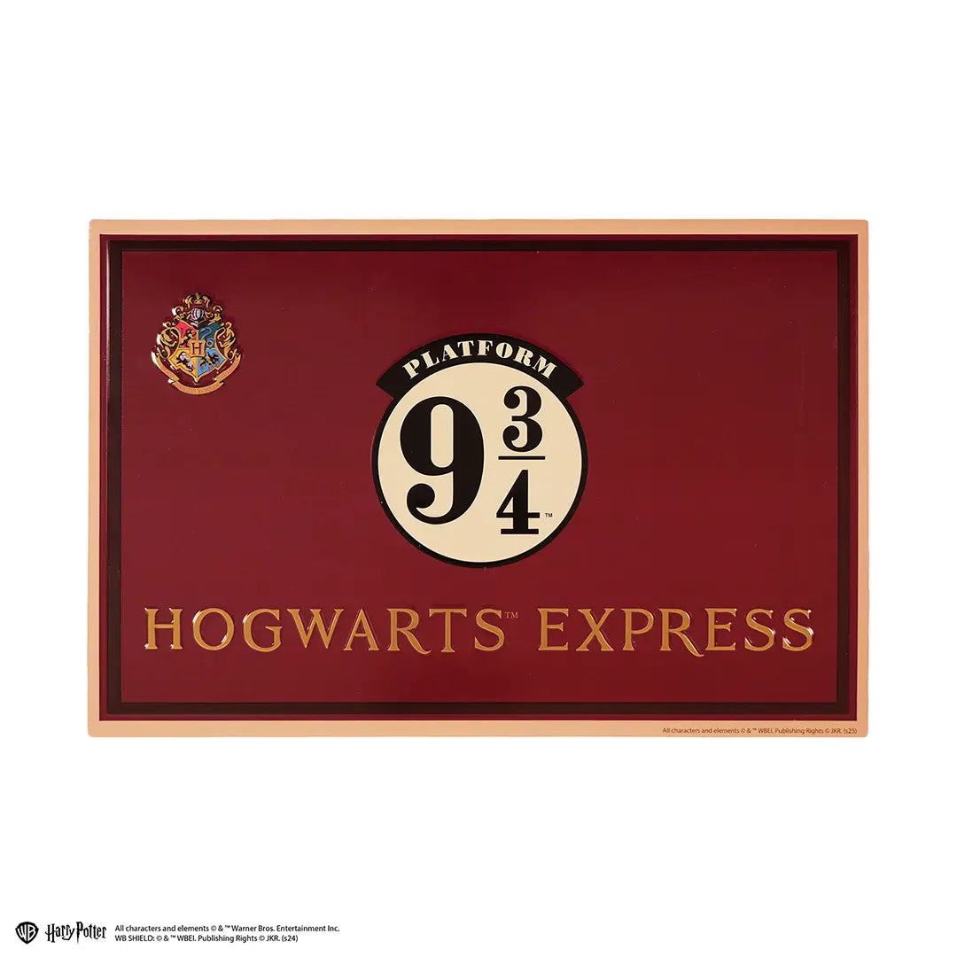 Harry Potter Aluminum Plaque Platform 9 ¾