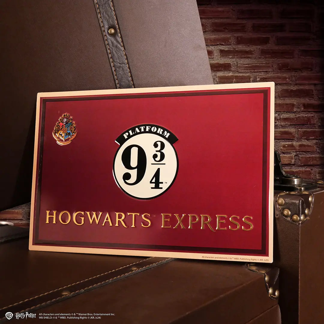 Harry Potter Aluminum Plaque Platform 9 ¾