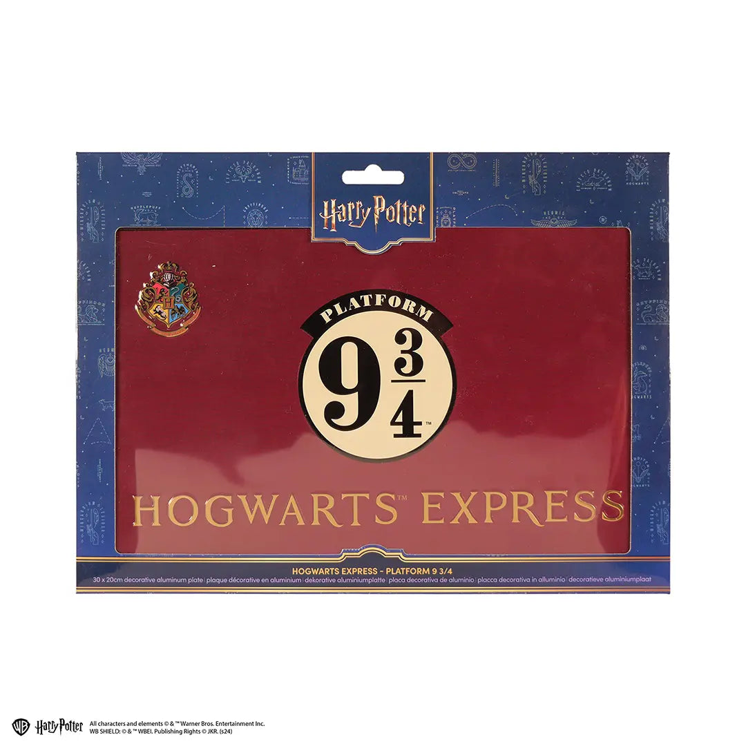 Harry Potter Aluminum Plaque Platform 9 ¾