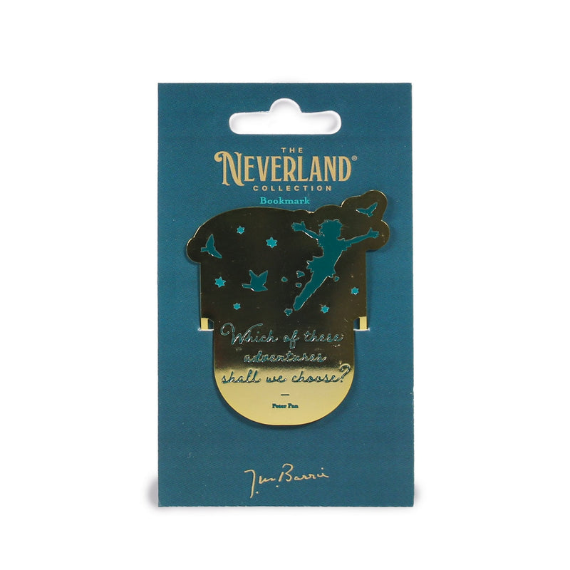 Neverland Peter Pan Metal Bookmark