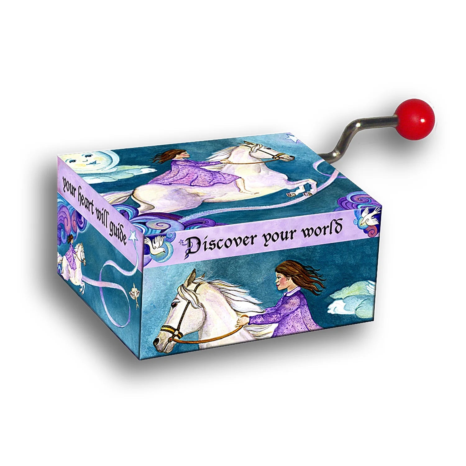 Story Book Handcrank Music Box