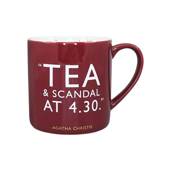 Agatha Christie Tea and Scandal Mug