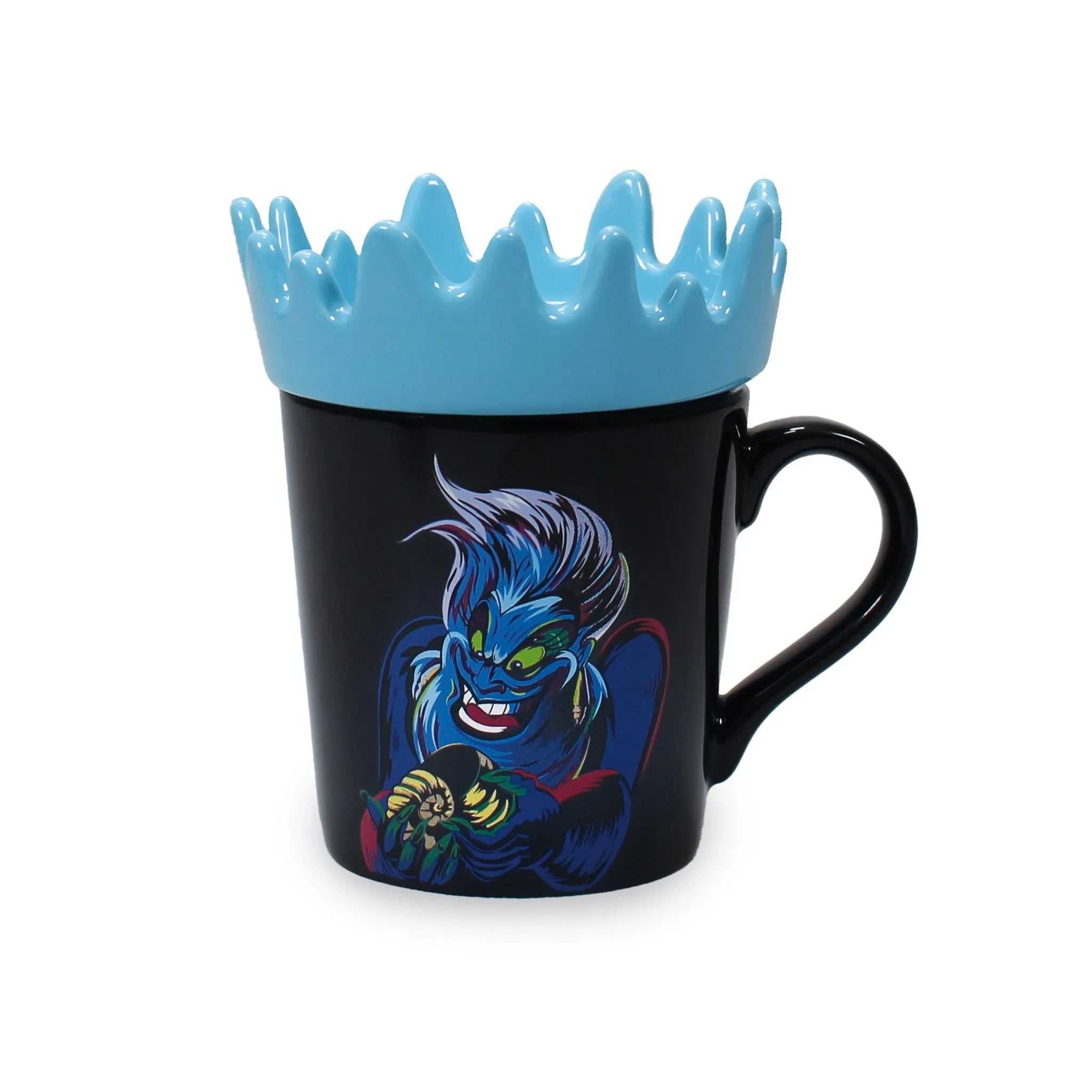 Tasse en forme de blason d'Ursula des méchants de Disney