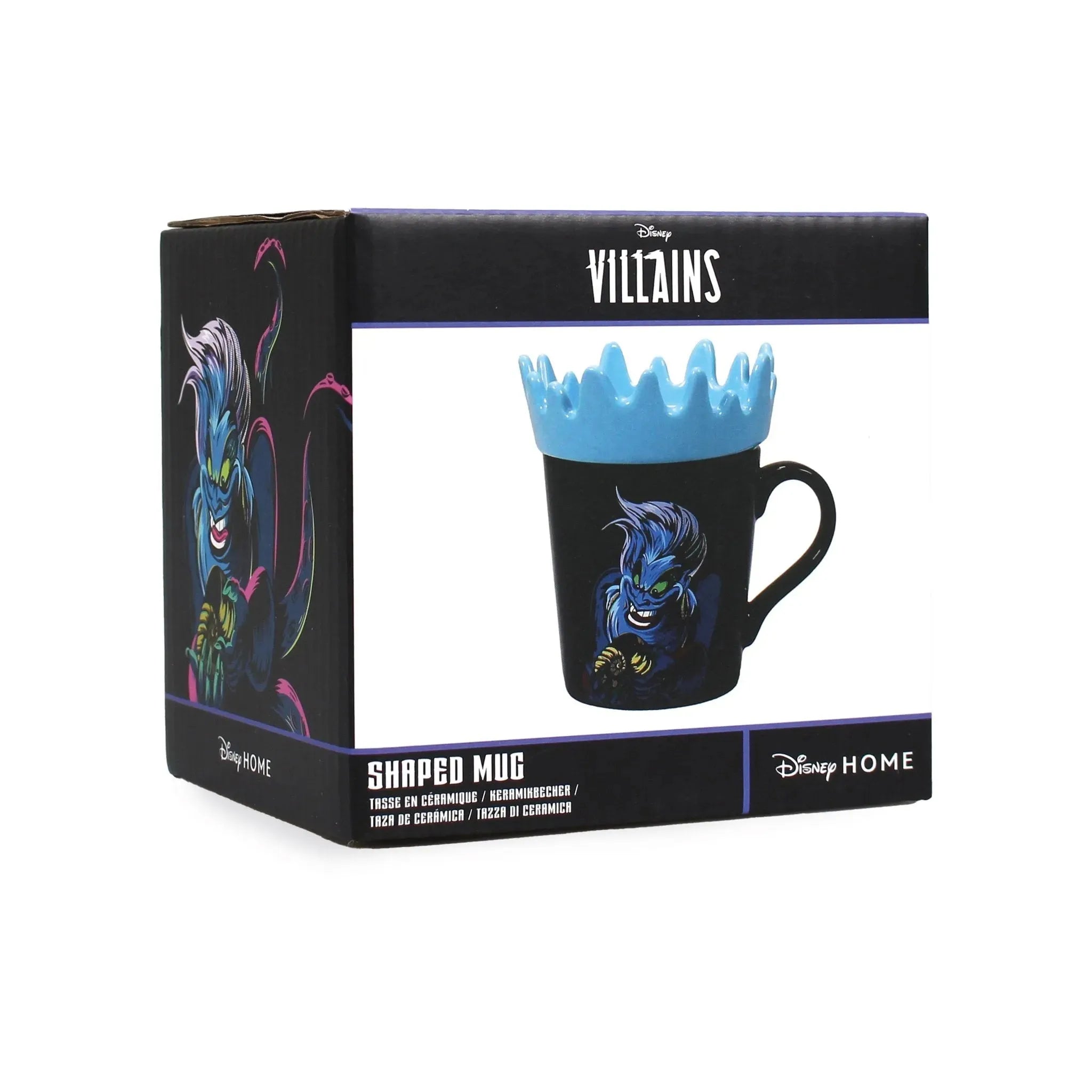 Tasse en forme de blason d'Ursula des méchants de Disney