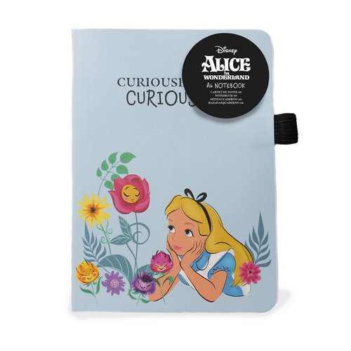 Coffret carnet et stylo Alice au pays des merveilles A6