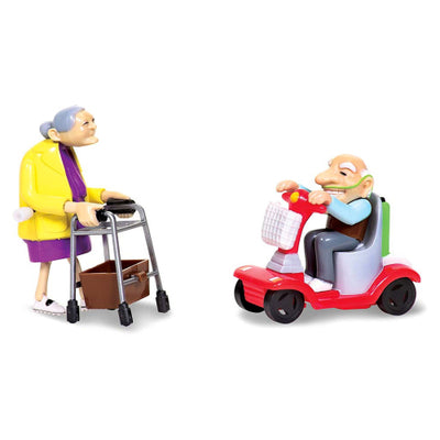 Scoot mobil elderly wind-up toy - Olleke Wizarding Shop Amsterdam
