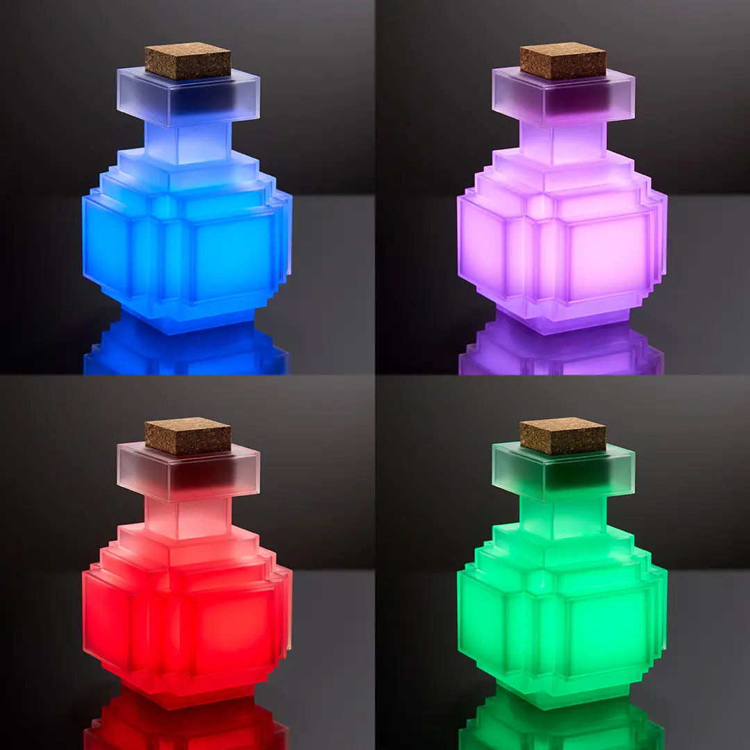 Minecraft Potion Bottle Illuminating Collector Replica