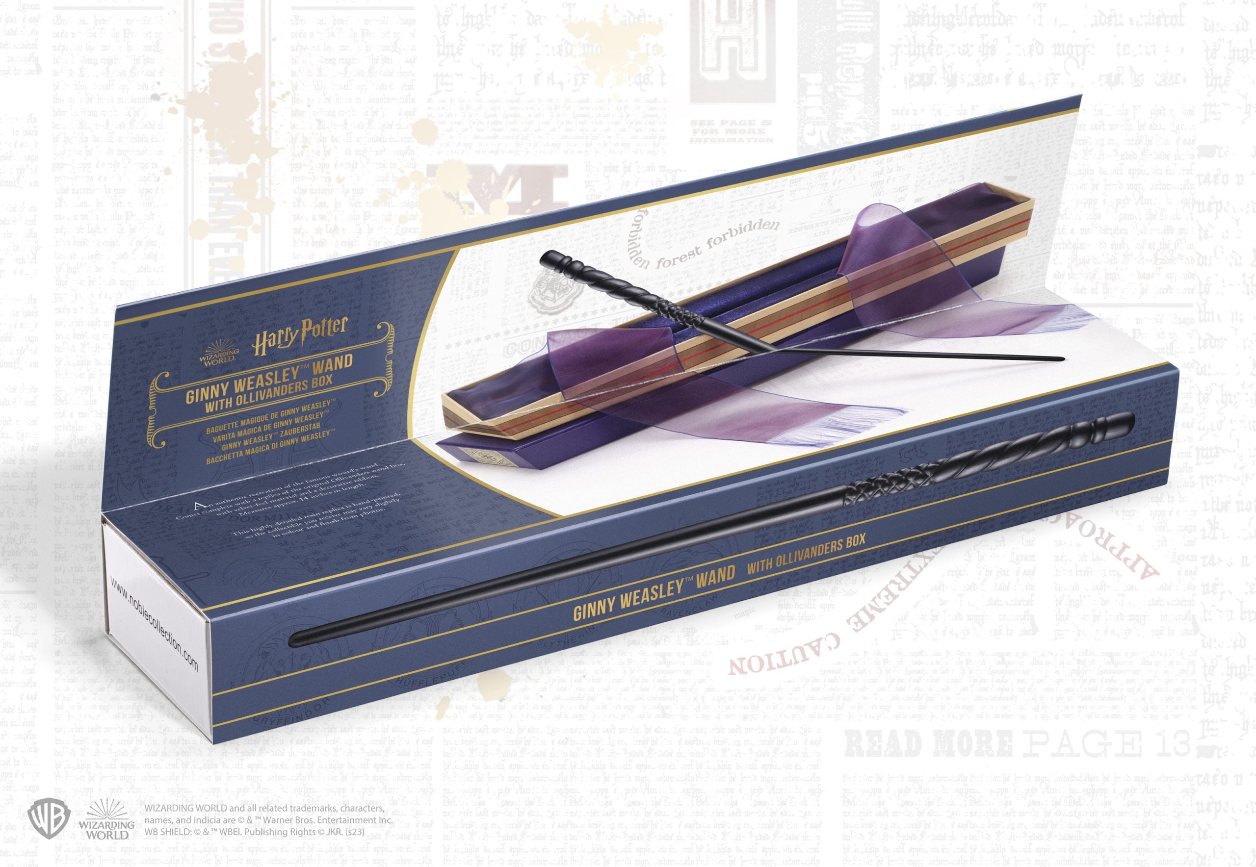 Ginny Weasley Wand in Ollivanders Box