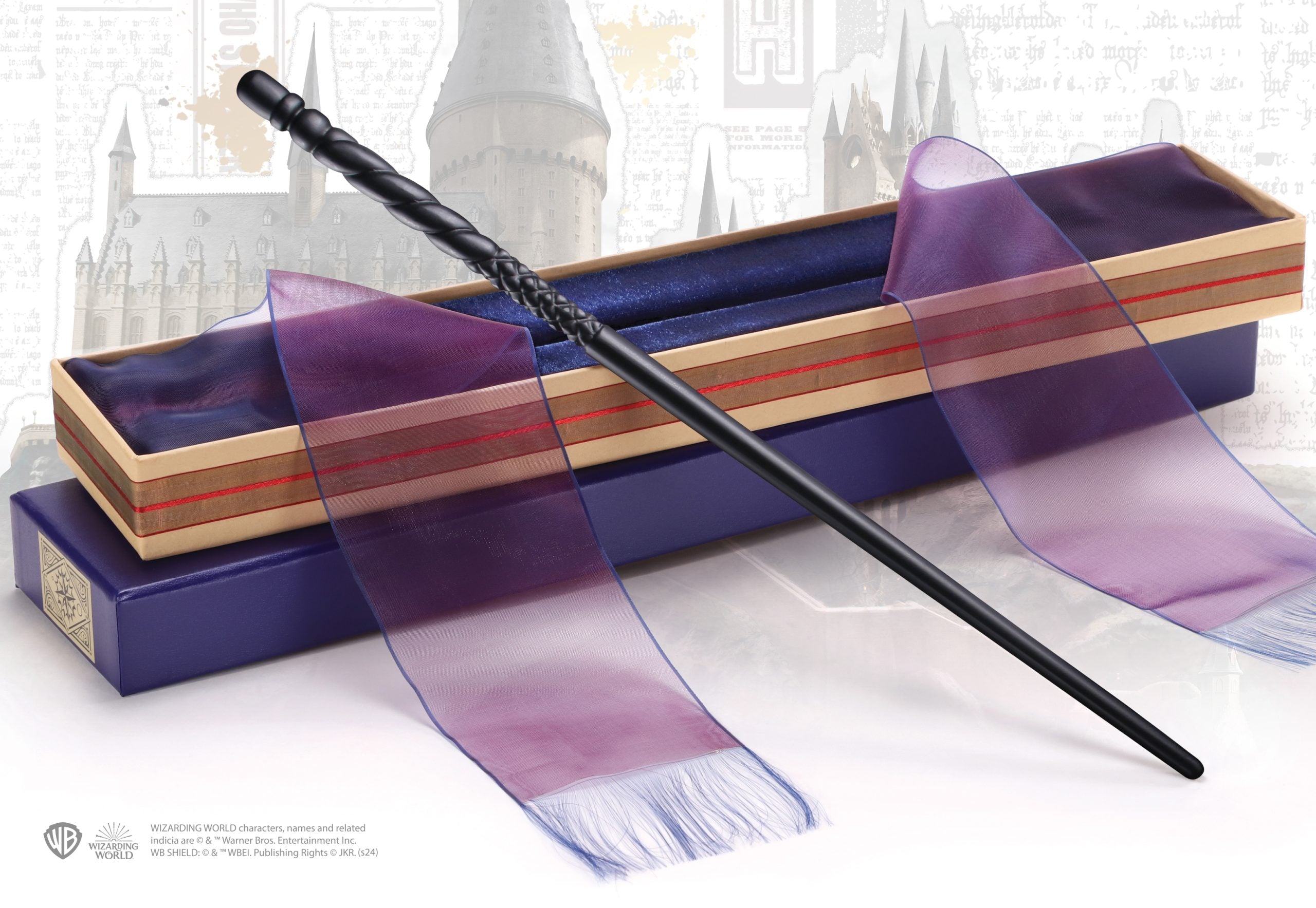 Baguette de Ginny Weasley dans la boîte d'Ollivander