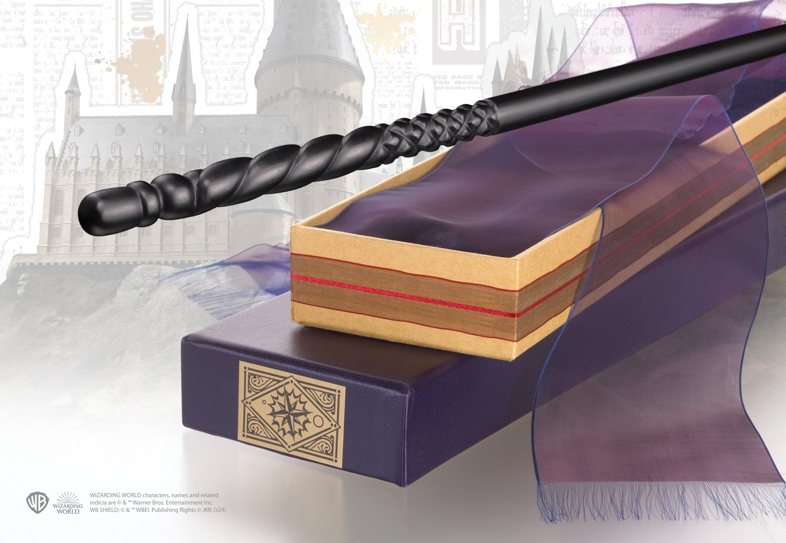 Baguette de Ginny Weasley dans la boîte d'Ollivander