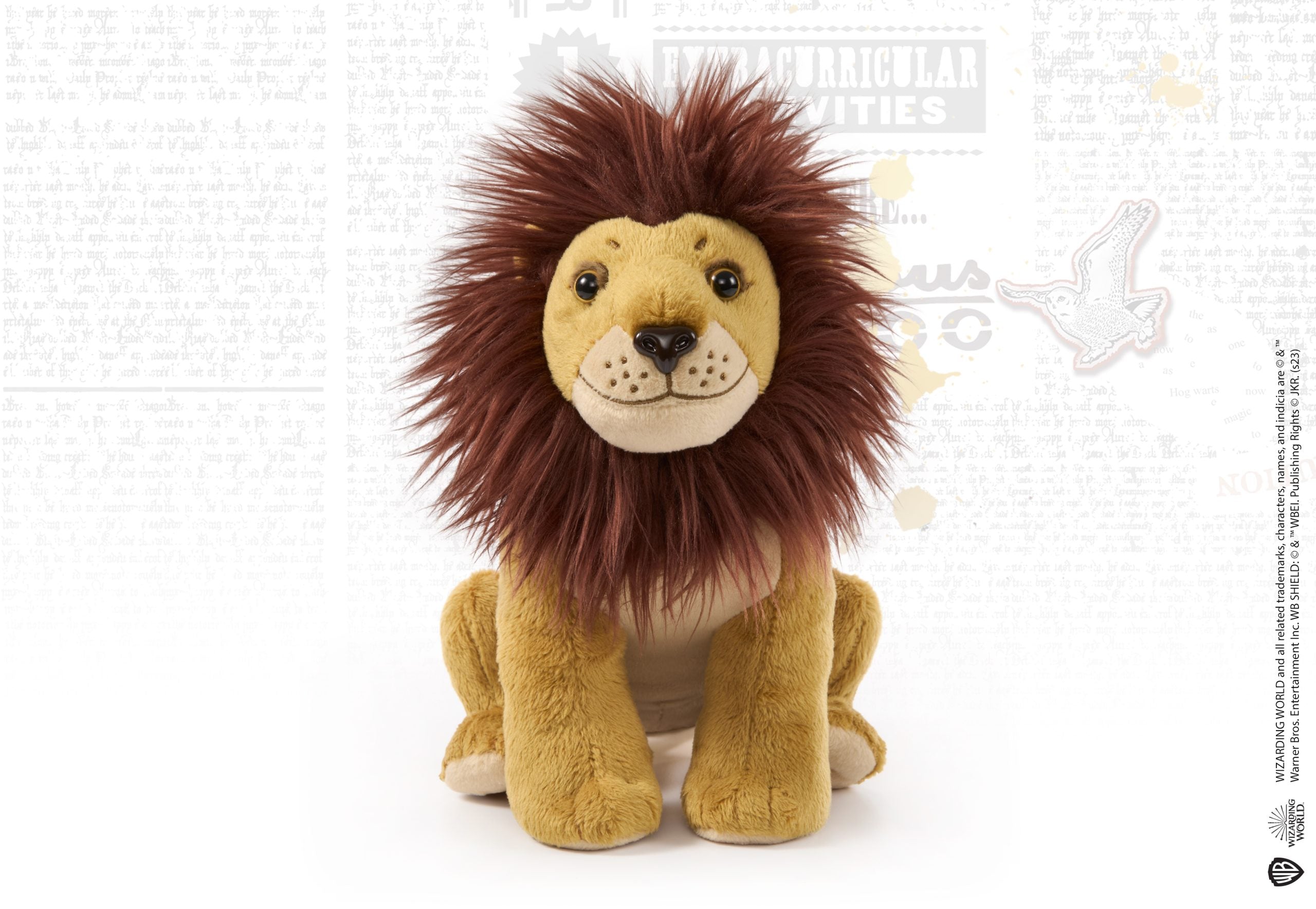 Peluche mascotte lion de Gryffondor