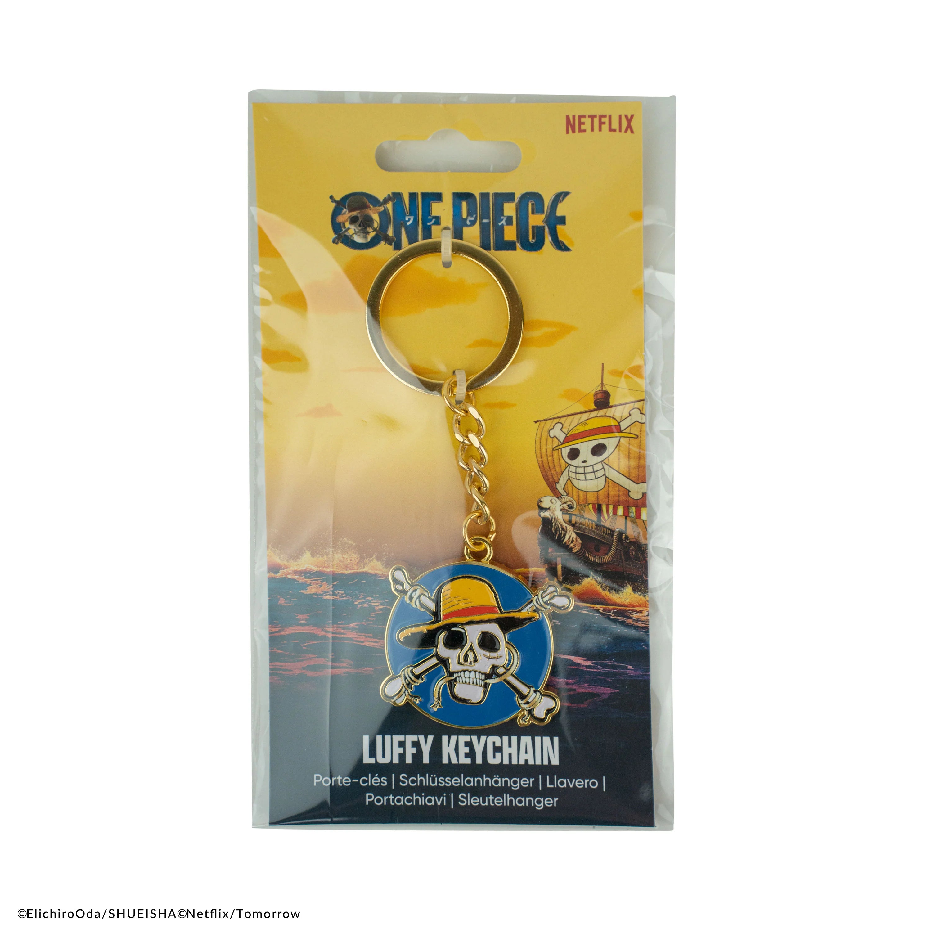 One Piece Luffy's schedel sleutelhanger