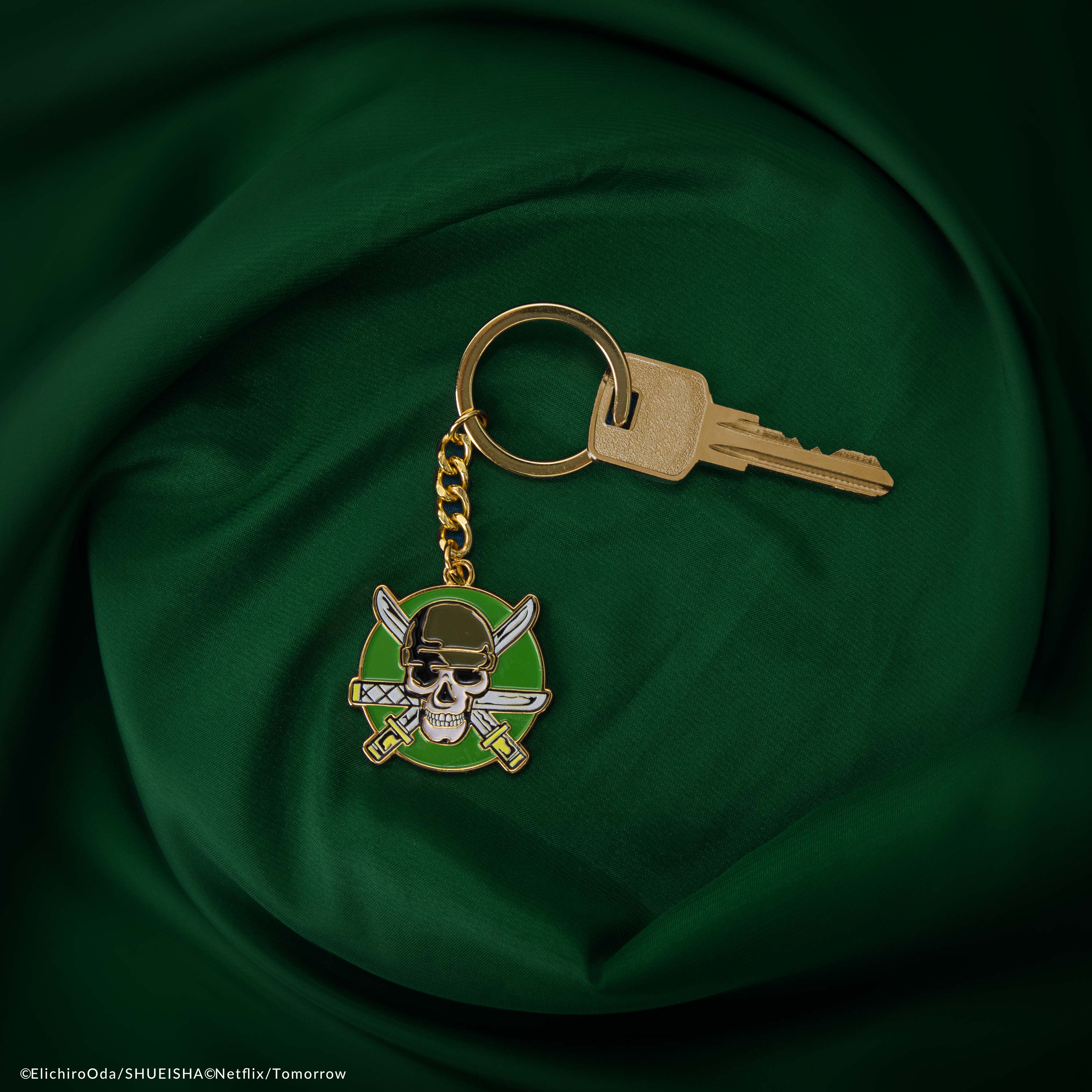 One Piece Zoro‘s skull keyring