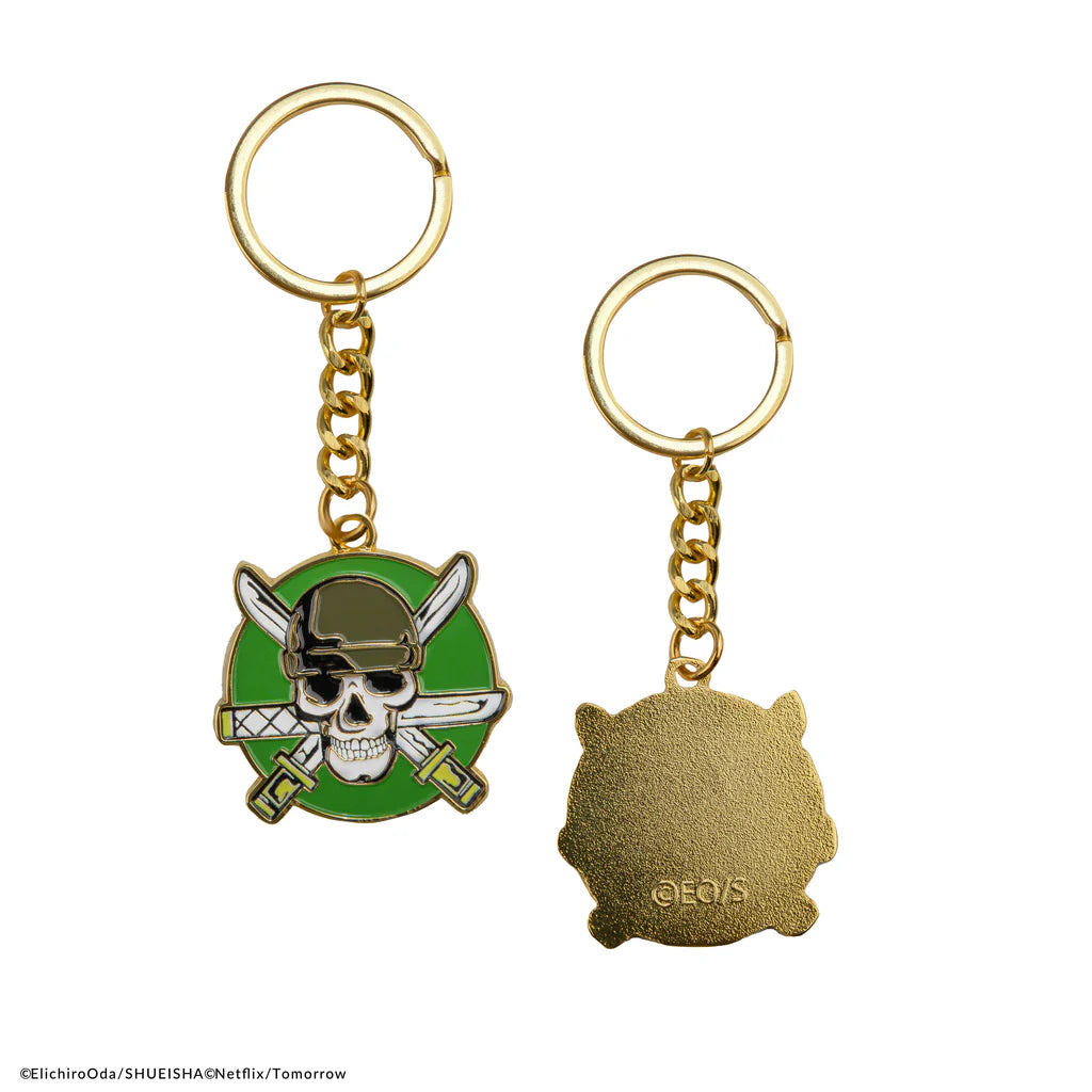 Porte-clés One Piece crâne de Zoro