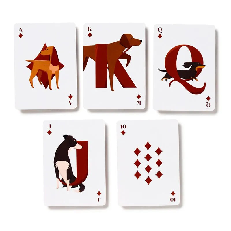 Barks Dog playing cards