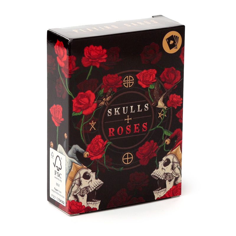 Skull & Roses Playing Cards