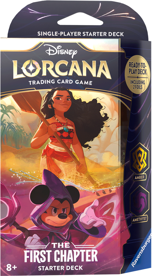 Disney Lorcana Starter Deck - Sorcerer Mickey & Moana (returns Q1 2024)