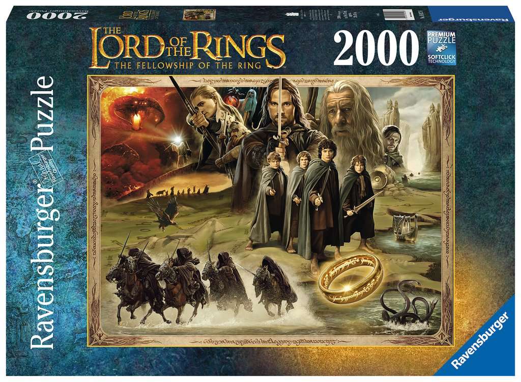 The Lord of The Rings: Fellowship Of The Ring 2000 stukjes legpuzzel