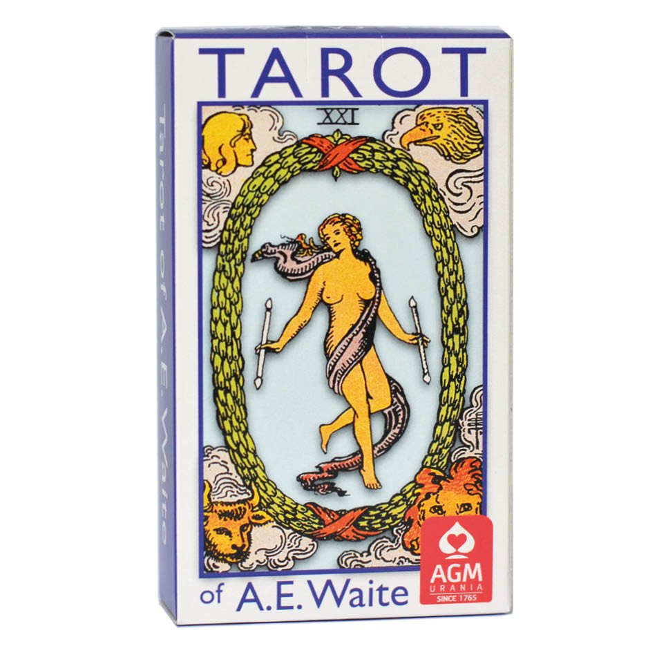 Tarot of A.E. Waite Standard Blue English version, Olleke Wizarding Shop Amsterdam