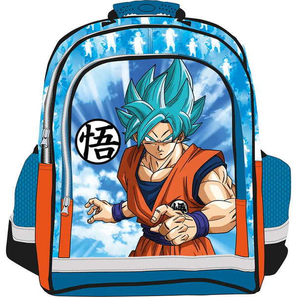 Dragon Ball Goku Super Saiyan double pocket backpack