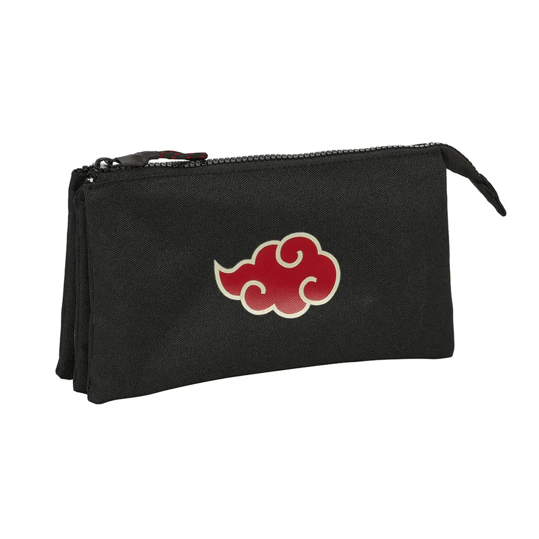 Naruto Triple flat pencil case - Akatsuki