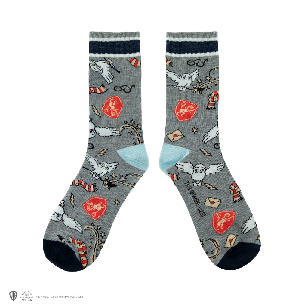 Harry Potter Set of 3 Hedwig Socks