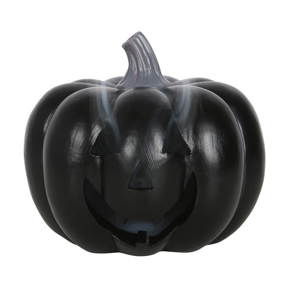 Porte-cône d'encens Halloween citrouille noire