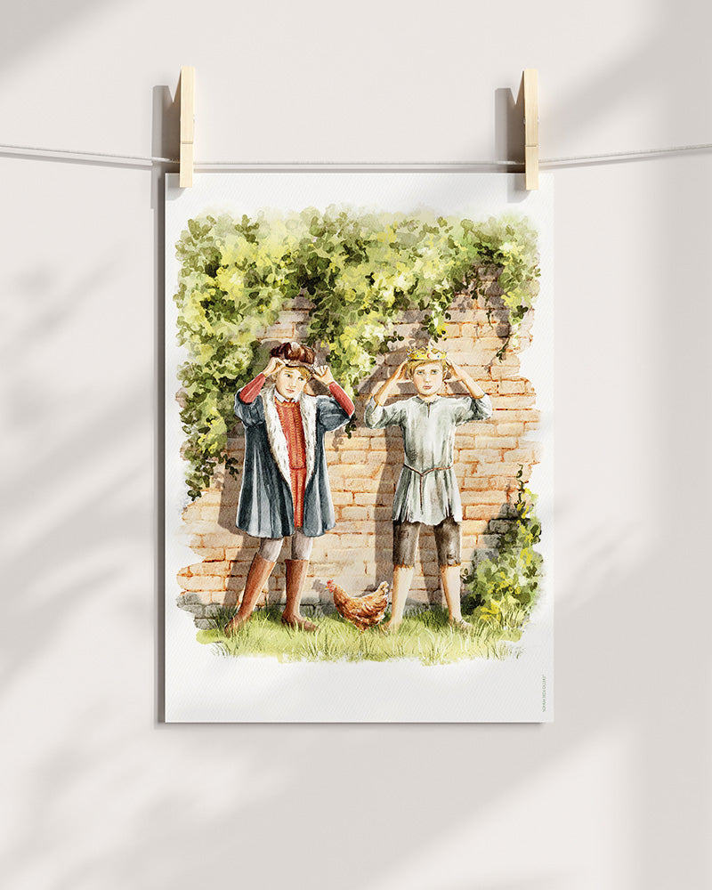 The Prince and the Pauper Art Print