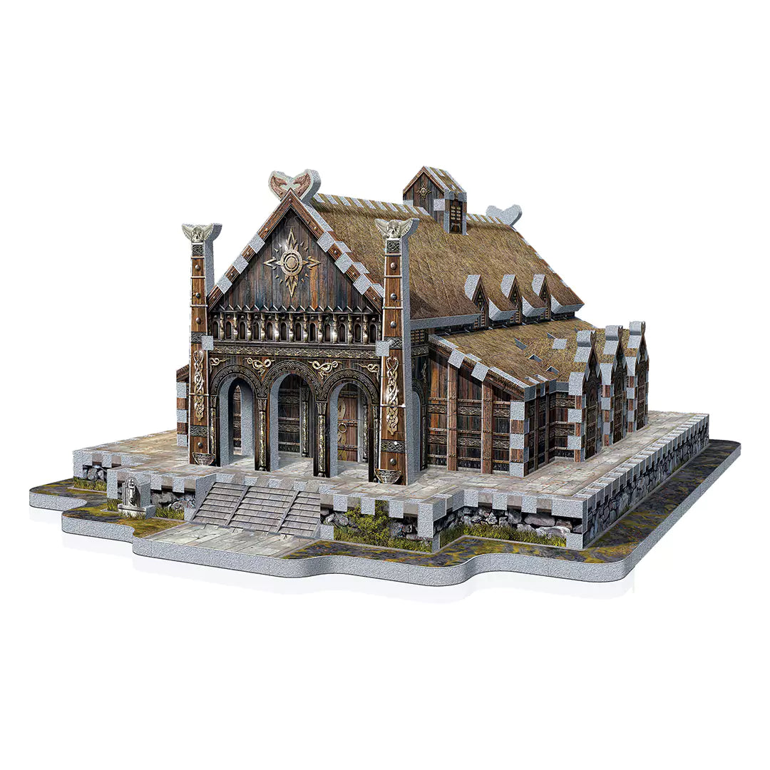 The Lord of the Rings Golden Hall Edoras - 3D Puzzle