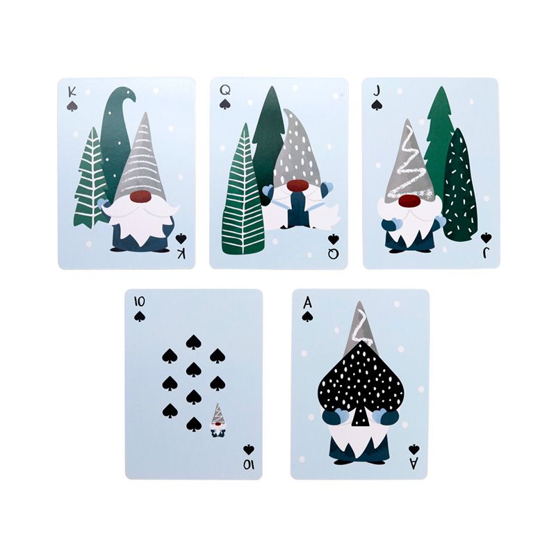 Christmas Gnome playing cards