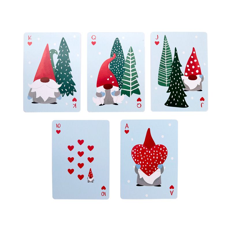 Christmas Gnome playing cards