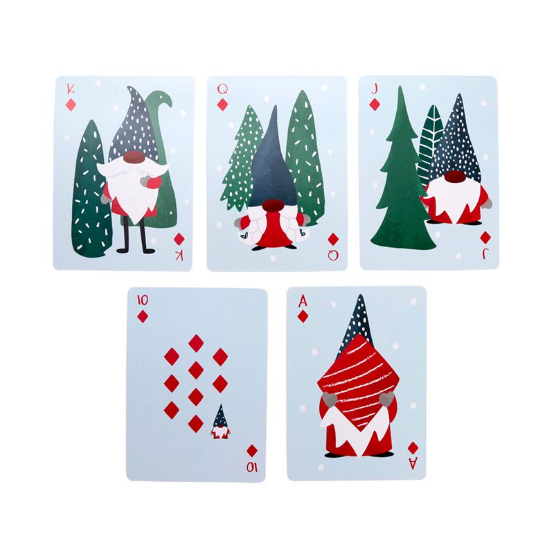 Christmas Gnome playing cards