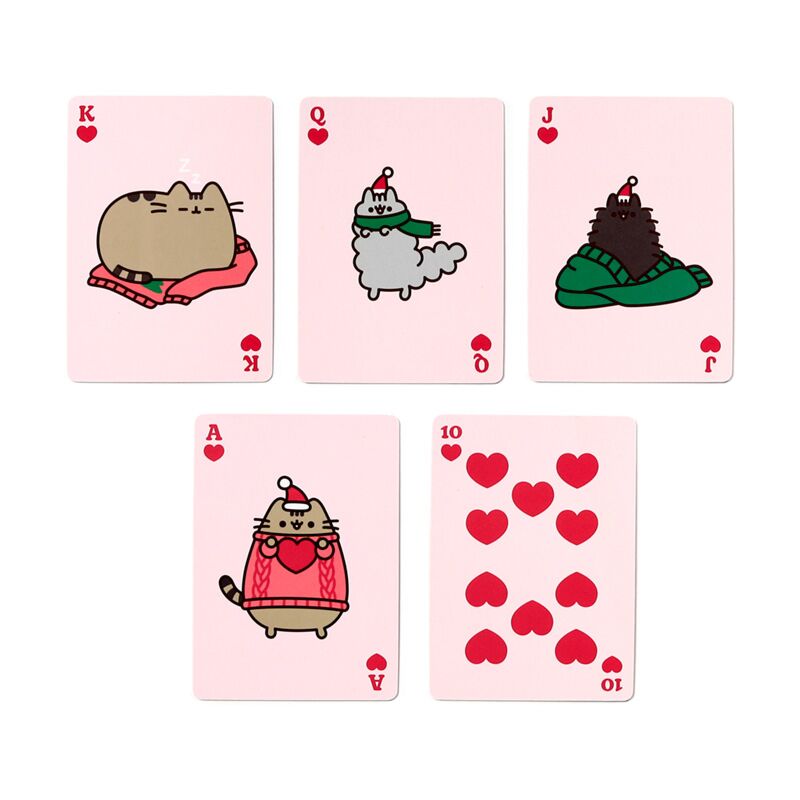 Pusheen playing cards