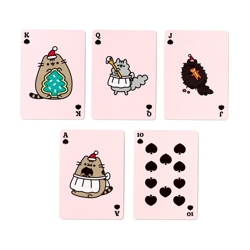 Pusheen playing cards