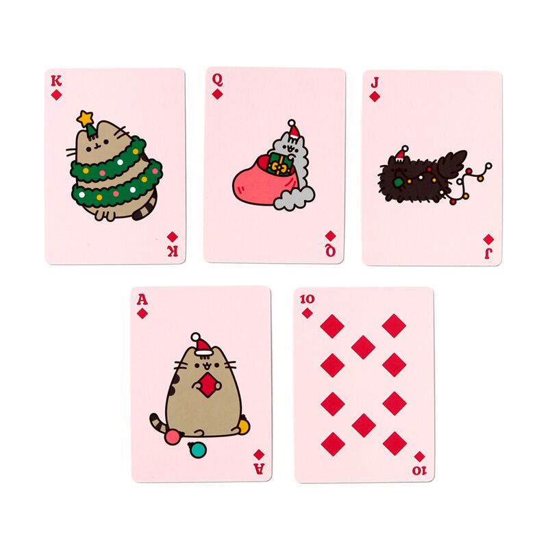 Pusheen playing cards