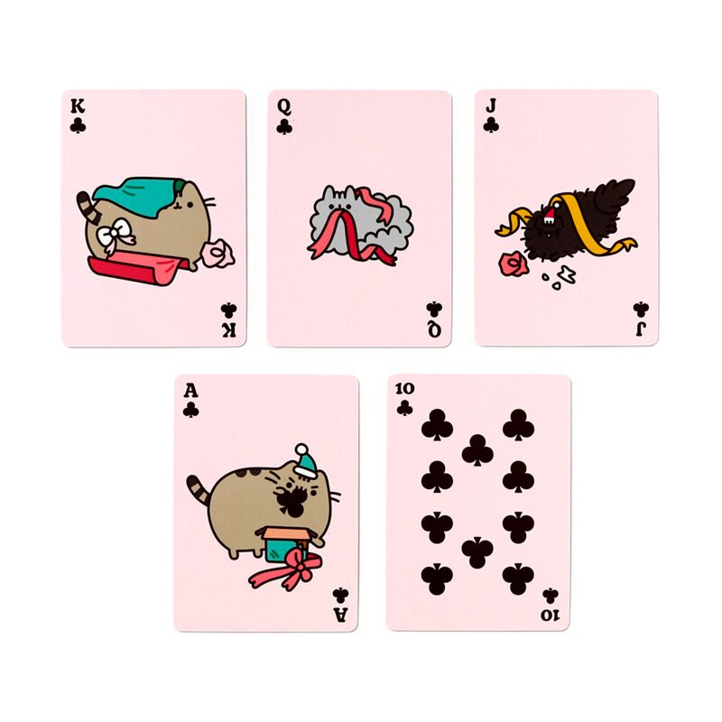 Pusheen playing cards