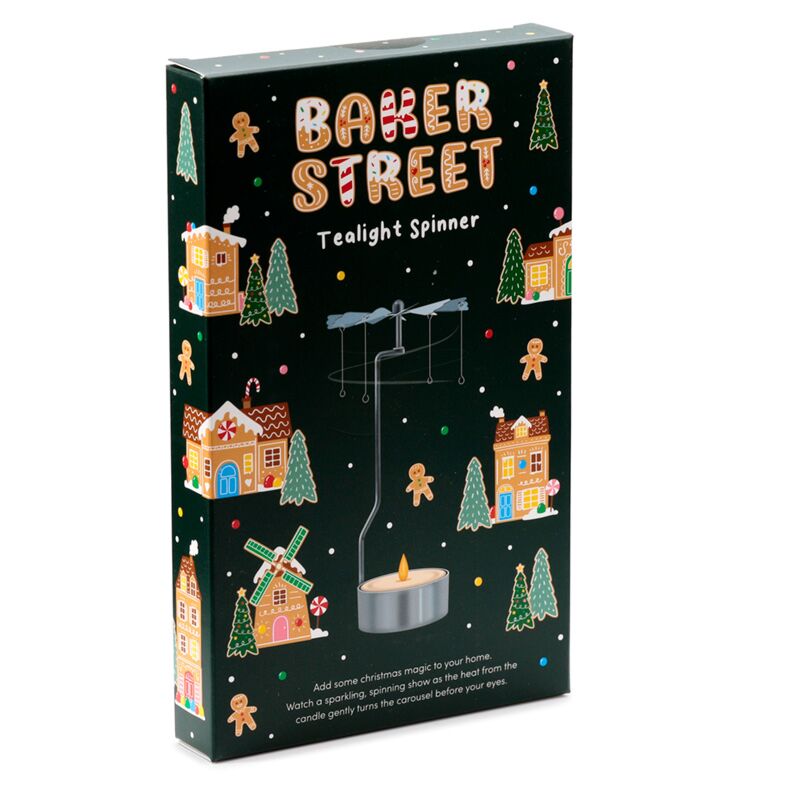 Christmas Baker Street Candle Carousel