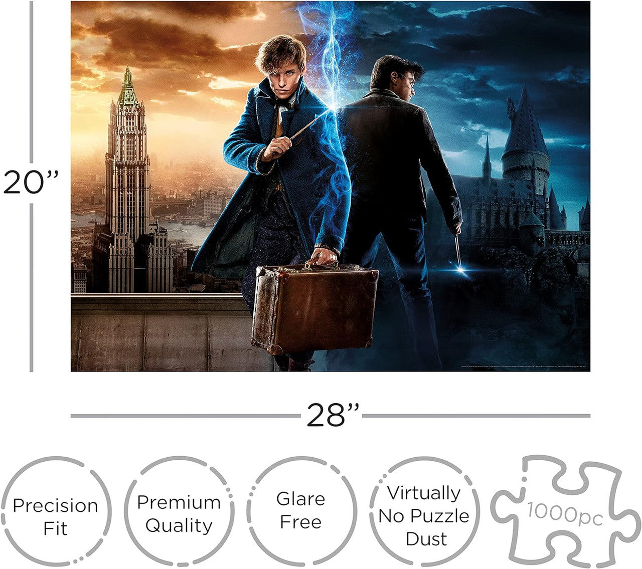 Harry Potter en Newt Scamander 1000 stukjes legpuzzel