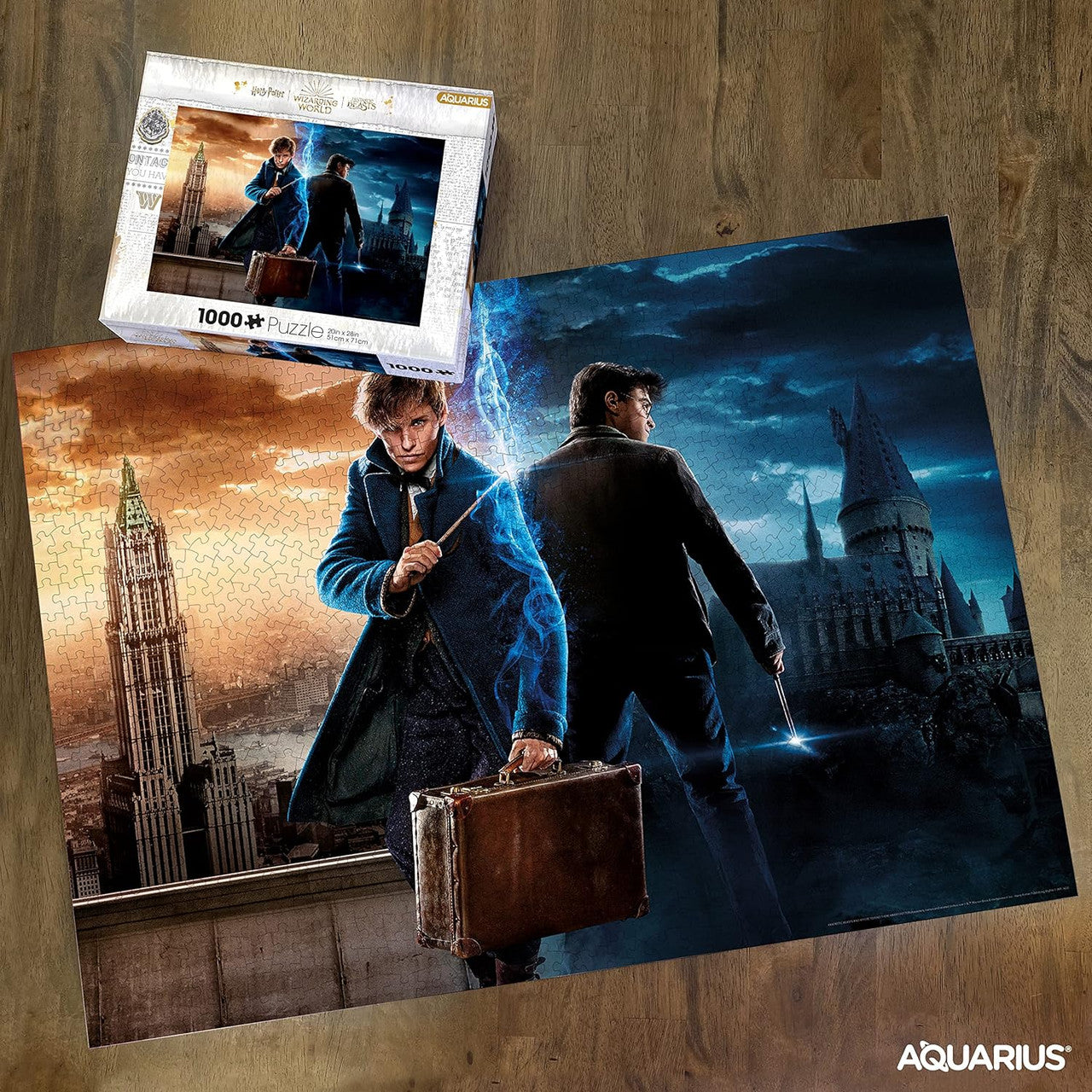 Harry Potter en Newt Scamander 1000 stukjes legpuzzel