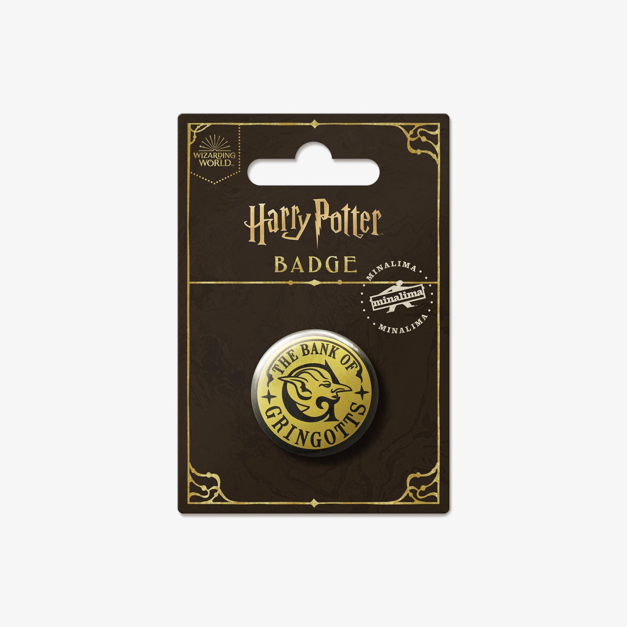 Badge à l'effigie de la banque des sorciers Gringotts