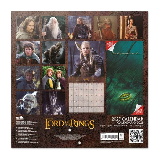 Lord of the Rings Calendar 2025