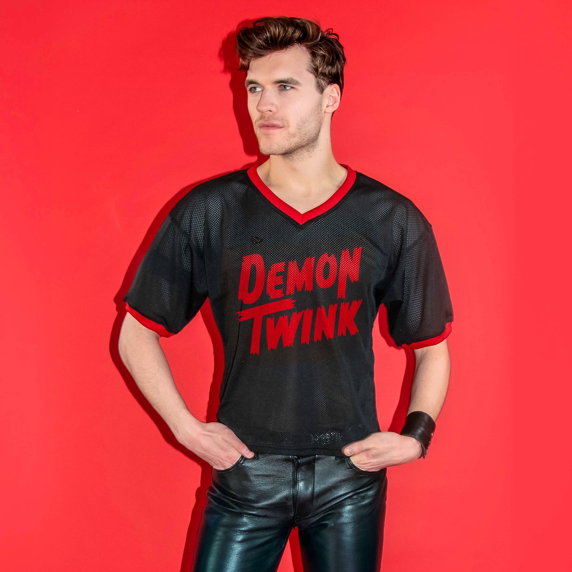 "DEMON TWINK" Mesh Voetbalshirt: S