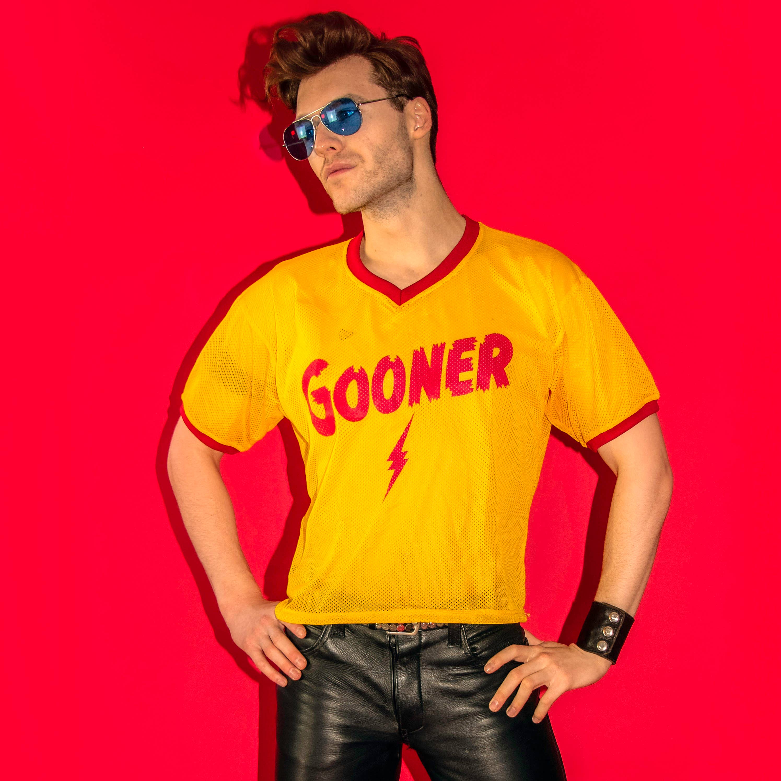 "GOONER" Mesh Voetbalshirt: S
