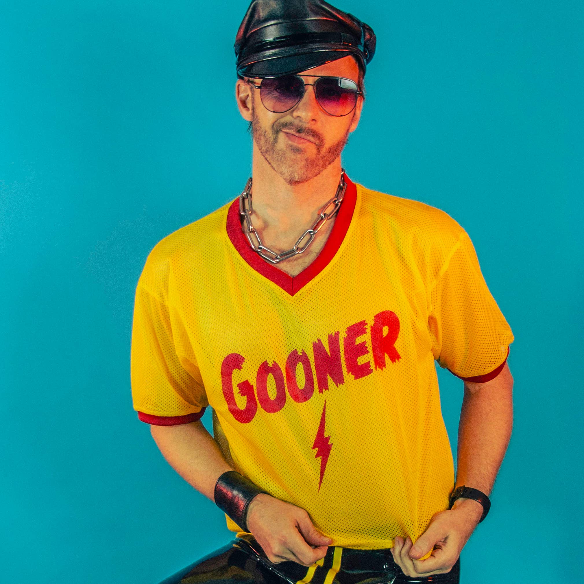 "GOONER" Mesh Voetbalshirt: L