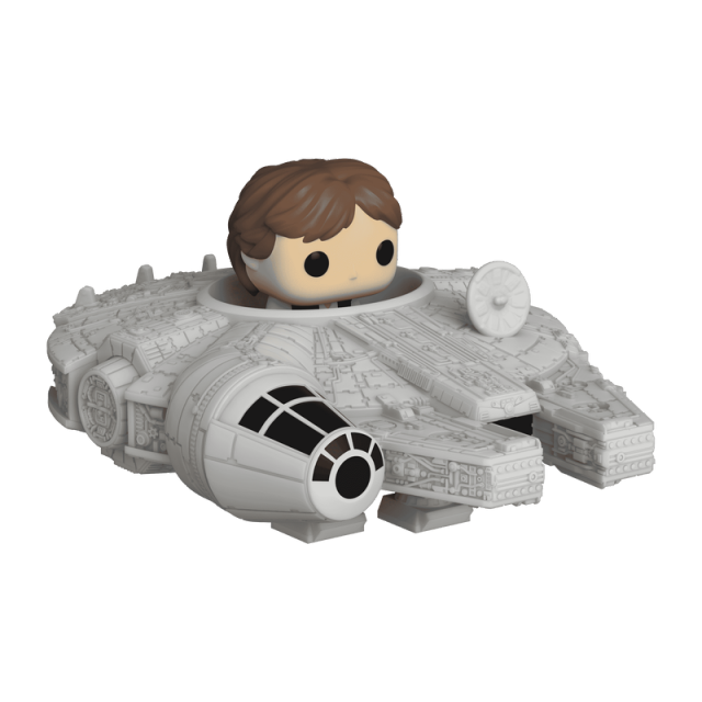 Funko Bitty POP! Rides Star Wars Han Solo with The Millenium Falcon - Olleke Wizarding Shop Amsterdam